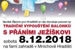 Vypouštění balónků Ježíškovi Ilustrační foto - Vypouštění balónků Ježíškovi