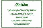Vyřezávaný betlém Františka Pešána v zámecké sale terreně Ilustrační foto - Vyřezávaný betlém Františka Pešána v zámecké sale terreně