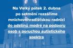 Ilustrační foto - Dnes večer rozzáříme radnici v odstínech modré