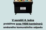 Ilustrační foto - V pondělí 4. ledna proběhne první svoz 1100l kontejnerů na směsný odpad