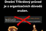 Dnešní Tříkrálový průvod je zrušen Ilustrační foto - Dnešní Tříkrálový průvod je zrušen
