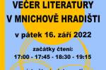 Večer literatury v Mnichově Hradišti Ilustrační foto - Večer literatury v Mnichově Hradišti