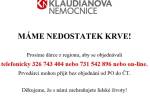 Ilustrační foto - Klaudiánova nemocnice má nedostatek krve, hledá nové dárce