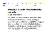 Ilustrační foto - Výstraha z důvodu vysokých koncentrací troposférického ozónu O₃
