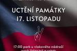 Ilustrační foto - 17. listopadu si připomínáme zásadní události let 1939 a 1989 u Pomníku obětem bojů za svobodu