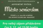 Ilustrační foto - Město seniorům: pro velký zájem přidáváme druhý termín adventního setkání