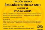 Ilustrační foto - Sbírka školních potřeb a knih v infocentru