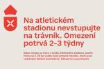 Ilustrační foto - Kvůli ochraně trávníku na atletickém stadionu byl vyhlášen dočasný zákaz vstupu na trávu