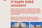 Ilustrační foto - Před Anenskou poutí připomínáme omezení pohybu kolem kaple a kostela v ulici V Lípách