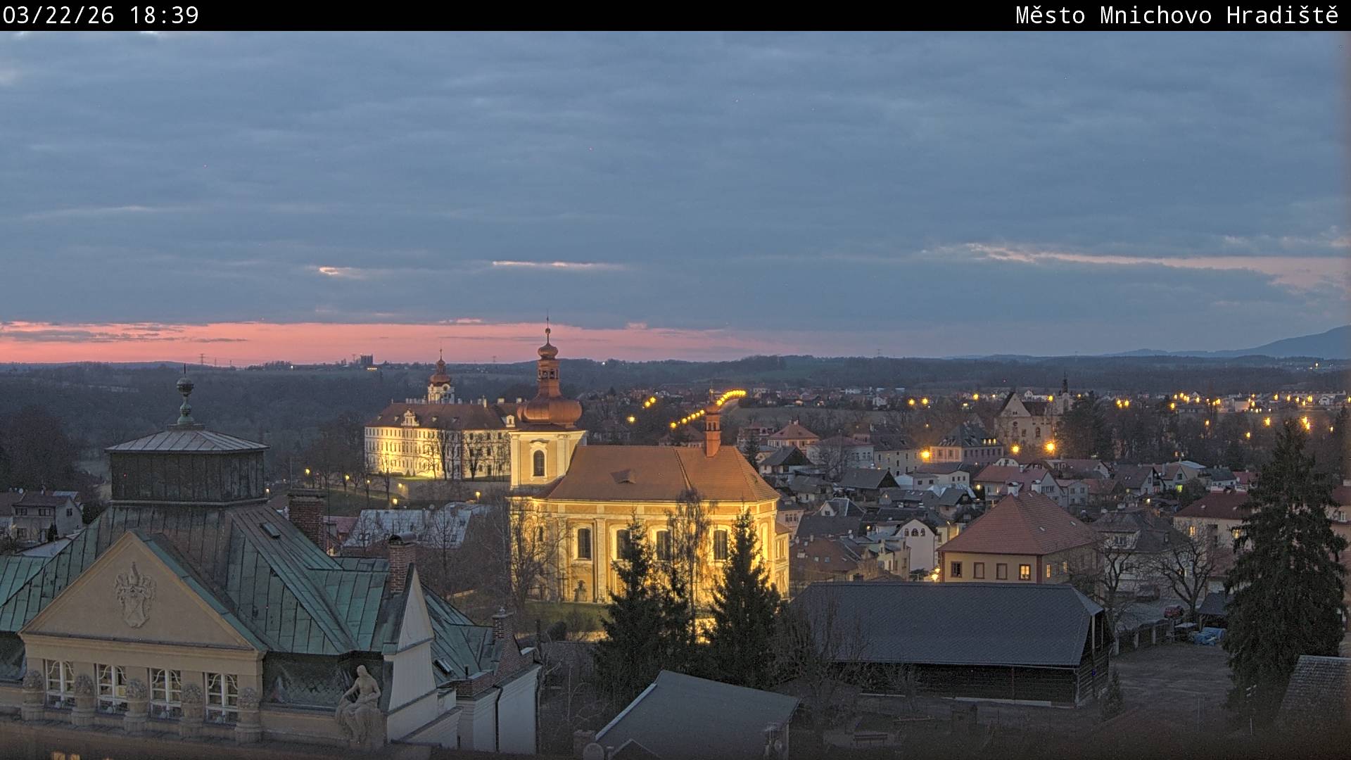 Kamera na żywo - Mnichovo Hradiště