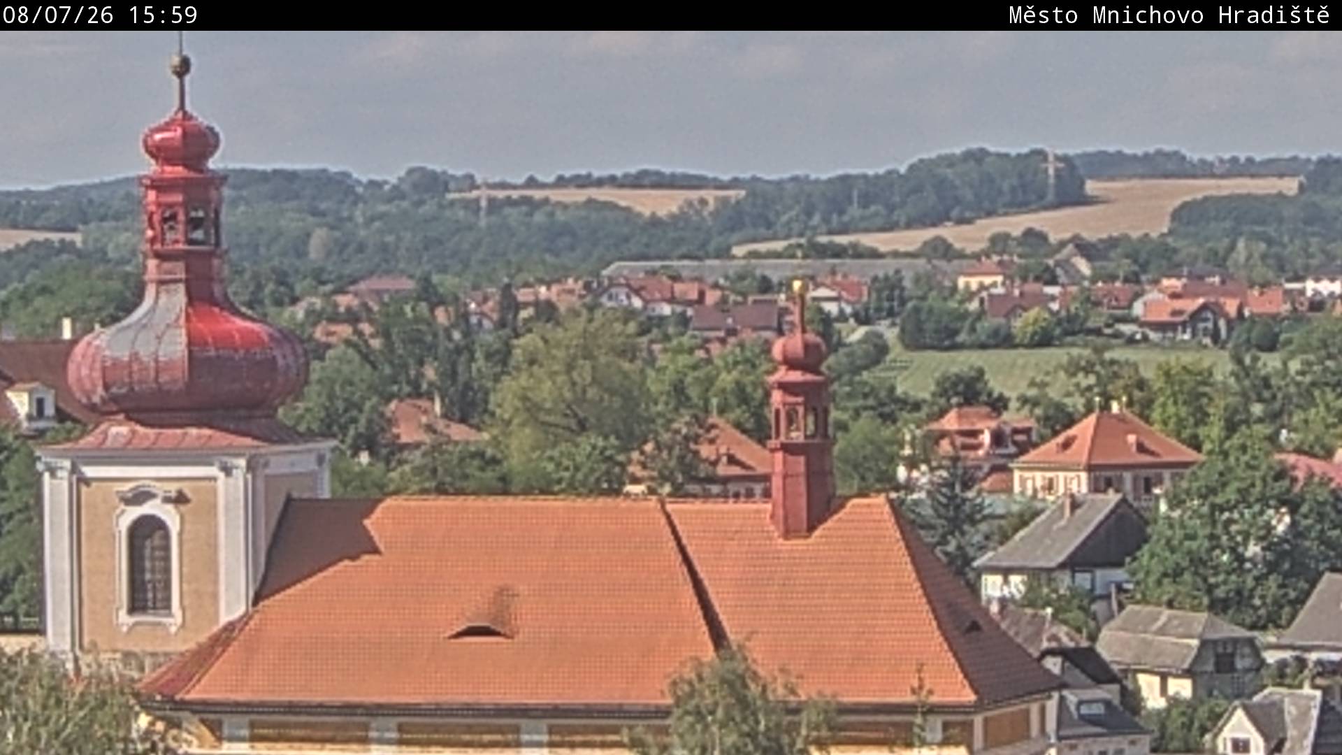Kamera na żywo - Mnichovo Hradiště